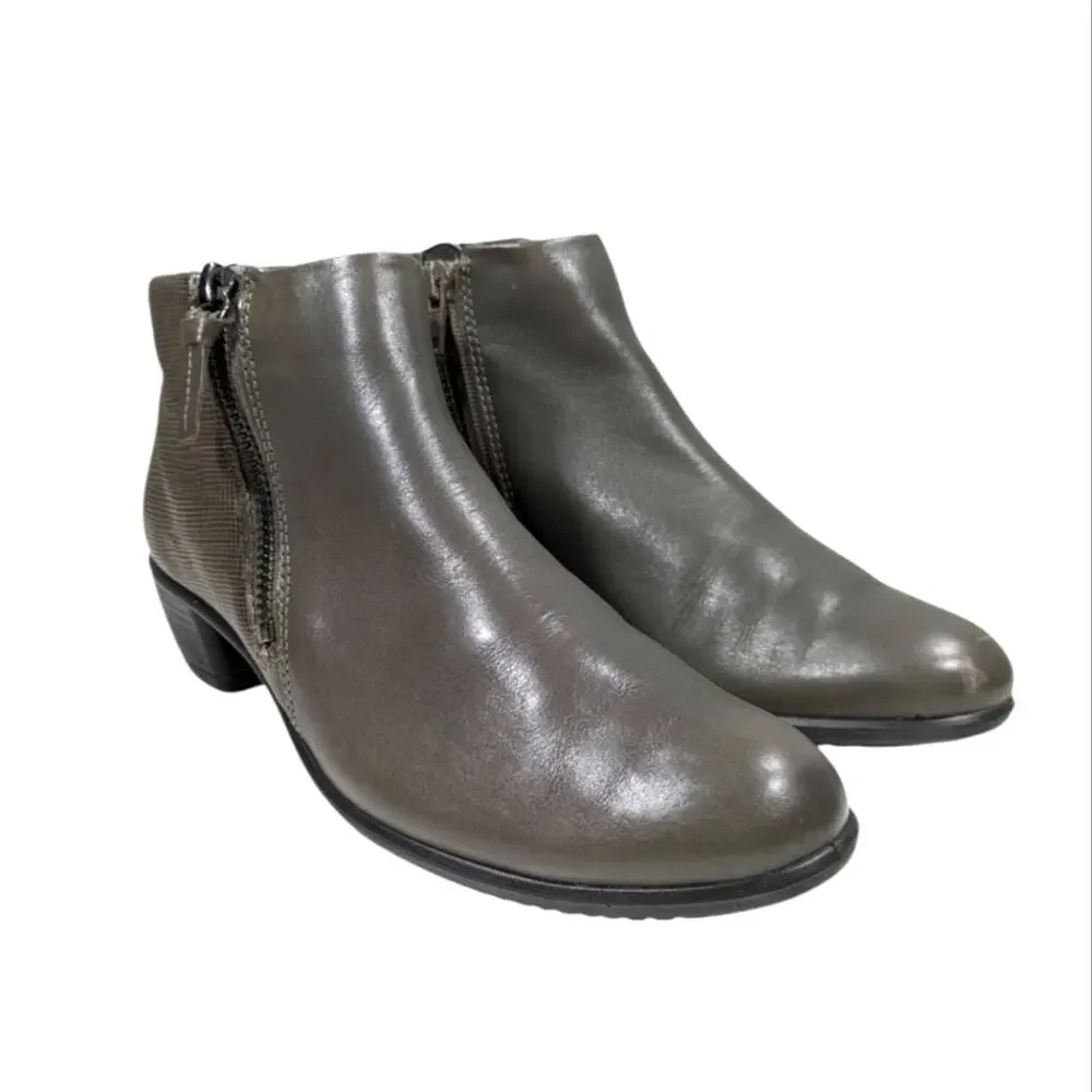 Ecco Touch 36 Ankle Boots EUC $179 Size 36 US 5/5.5  S3203